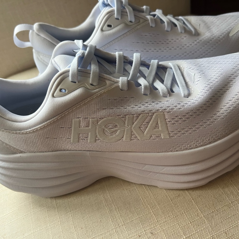 HOKA White Running Shoes